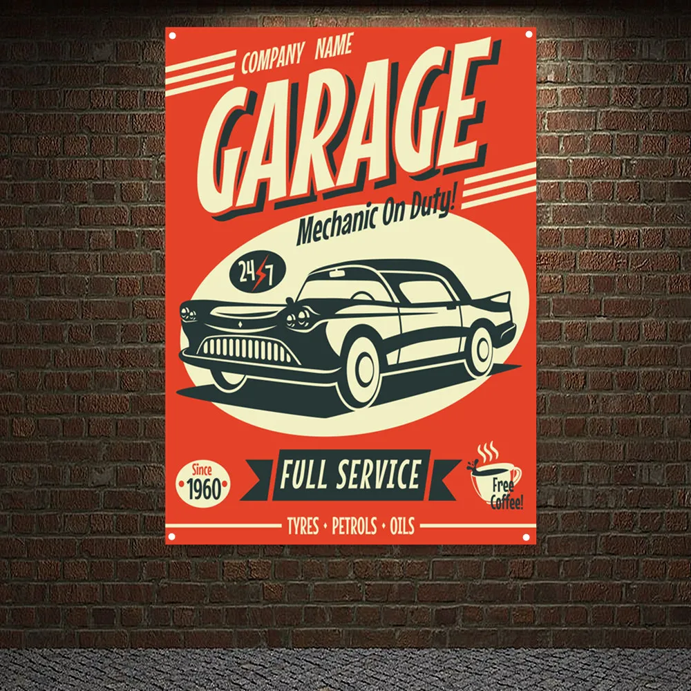 ميكانيكي على واجب سيارة عتيقة  - مراجعة Auto Repair Shop Banners وسعره