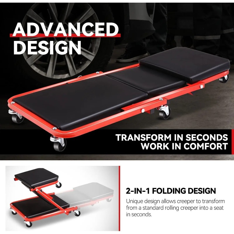 Z-Car Creeper Workshop Rolling - مراجعة Garage Creeper Roller وسعره
