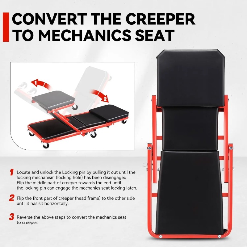 Z-Car Creeper Workshop Rolling - مراجعة Garage Creeper Roller وسعره