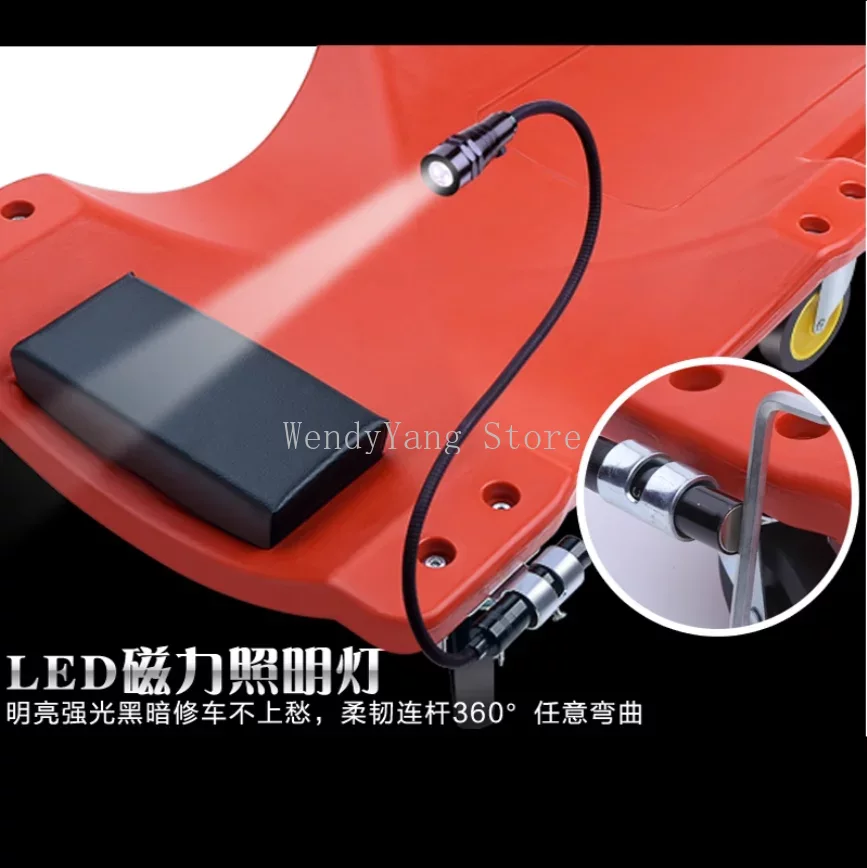لوحة إصلاح السيارة مع ضوء LED  - مراجعة Garage Creeper Roller وسعره