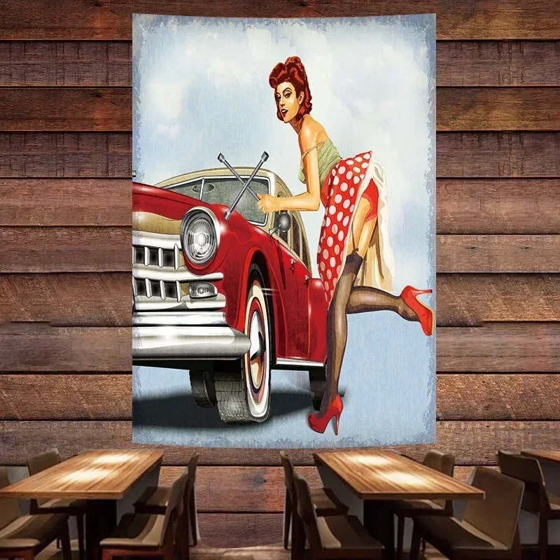 لافتة ديكور جدارية لخدمة إصلاح - مراجعة Auto Repair Shop Banners وسعره