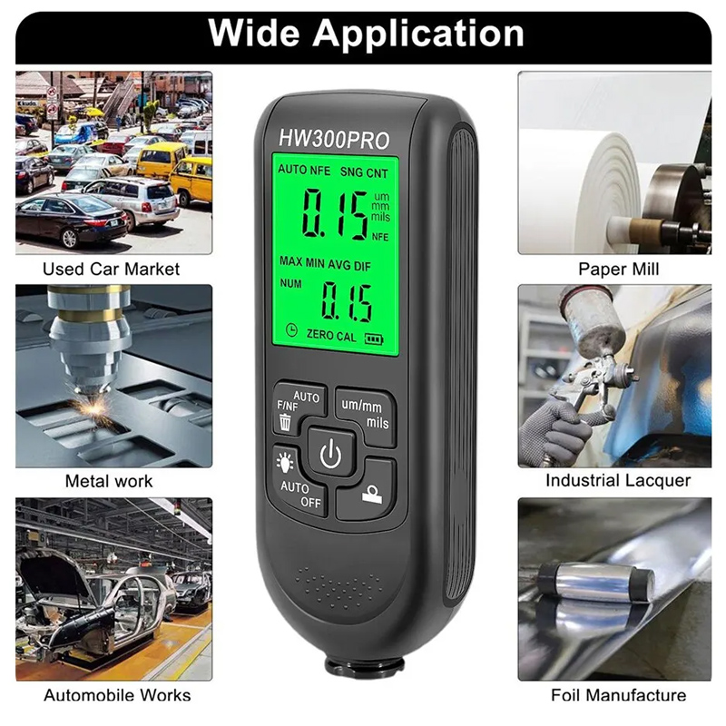 HW-300PRO طلاء السيارات فيلم م - مراجعة Paint Thickness Gauge وسعره