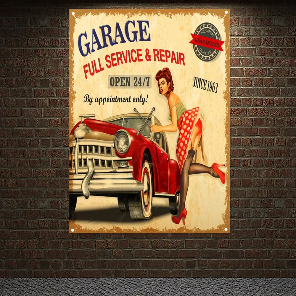 سيارة عتيقة خدمة كاملة وإصلاح  - مراجعة Auto Repair Shop Banners وسعره