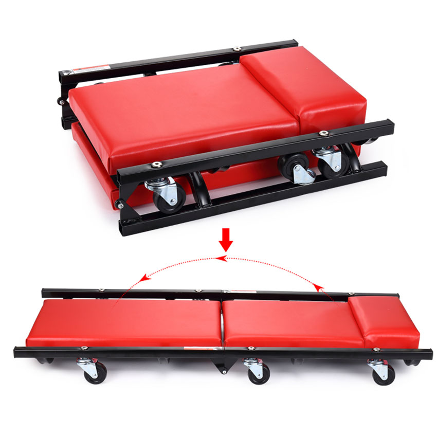 لوح زاحف السيارة السميك، لوح ت - مراجعة Garage Creeper Roller وسعره